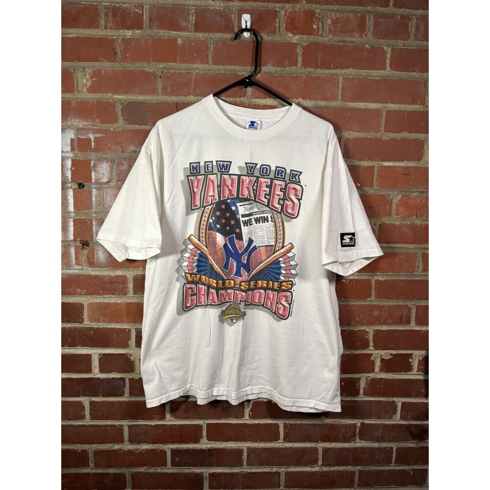 Vintage New York Yankees 1996 World Series Champions Starter Men's T-Shirt XL